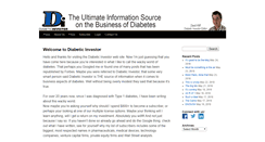 Desktop Screenshot of diabeticinvestor.com
